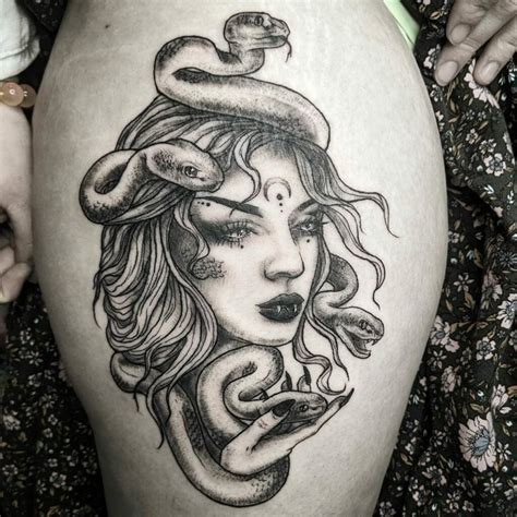 11+ Medusa Thigh Tattoo Ideas That Will Blow Your Mind!